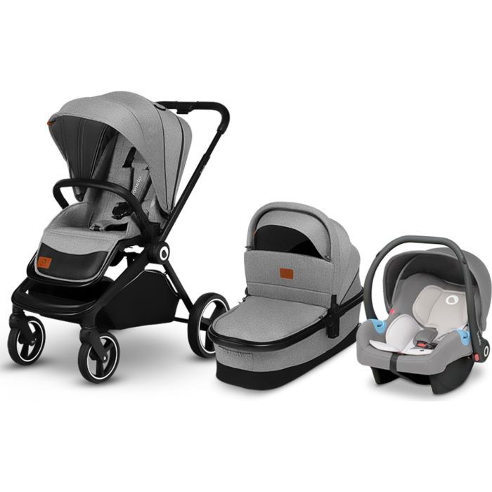 Коляска Lionelo 3 в 1 Mika Grey Stone (LO-MIKA 3IN1 GREY STONE) изображение 11