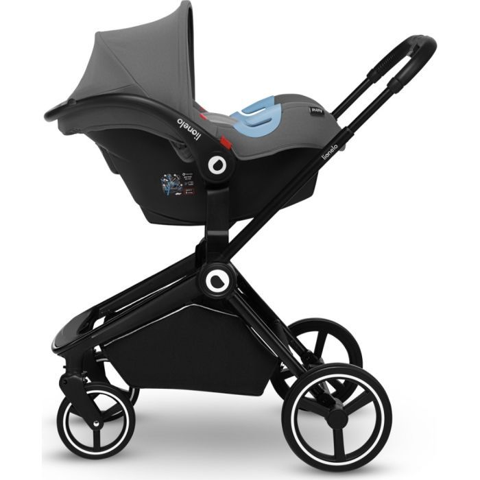 Коляска Lionelo 3 в 1 Mika Grey Stone (LO-MIKA 3IN1 GREY STONE) изображение 5