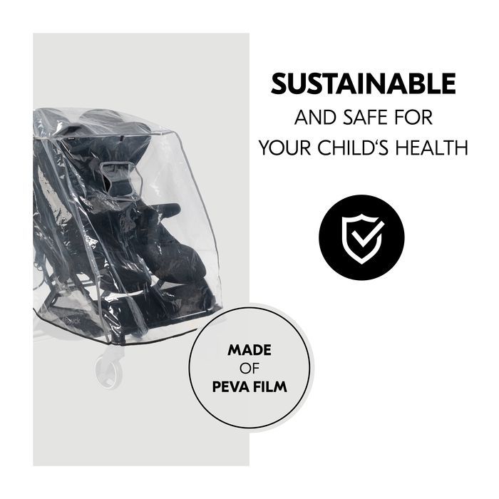 Дождевик на коляску Hauck Pushchair Raincover Duo (55081-6) изображение 5