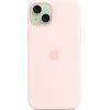 Чохол до мобільного телефона Apple iPhone 15 Plus Silicone Case with MagSafe Light Pink (MT143ZM/A) зображення 4
