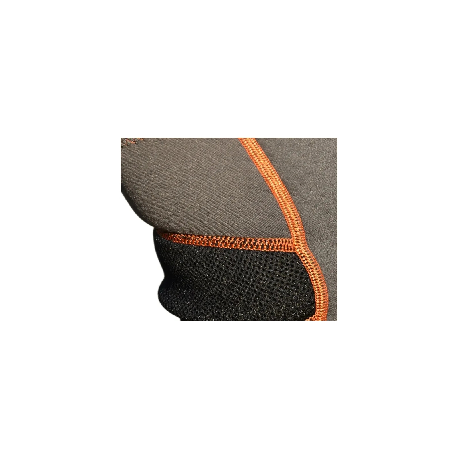 Фиксатор колена MadMax MFA-297 Knee Support with Patella Stabilizer Dark Grey/Orange M (MFA-297_M) изображение 3