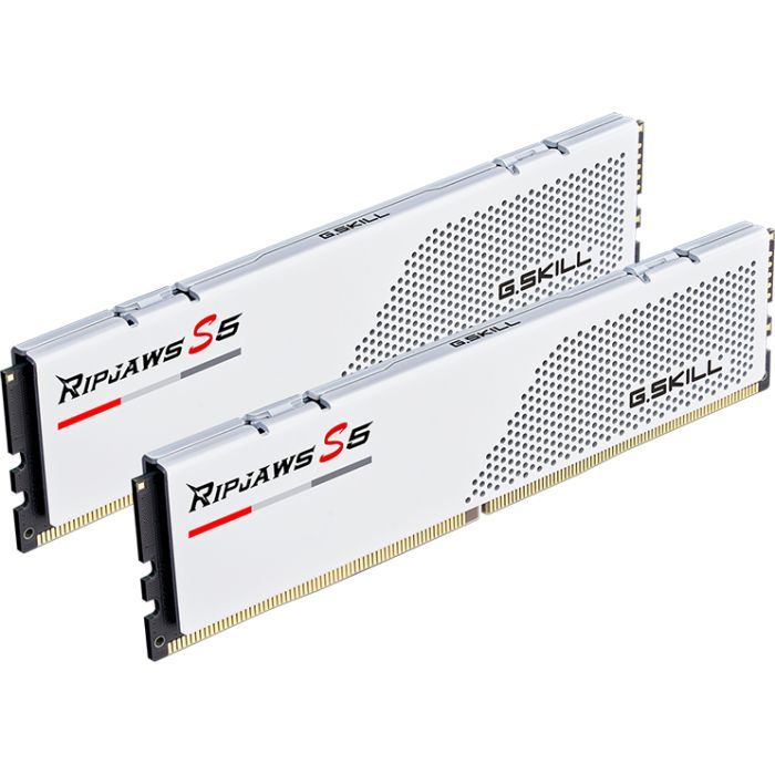 Модуль памяти для компьютера DDR5 32GB (2x16GB) 5200 MHz Ripjaws S5 White G.Skill (F5-5200J3636C16GX2-RS5W) изображение 2