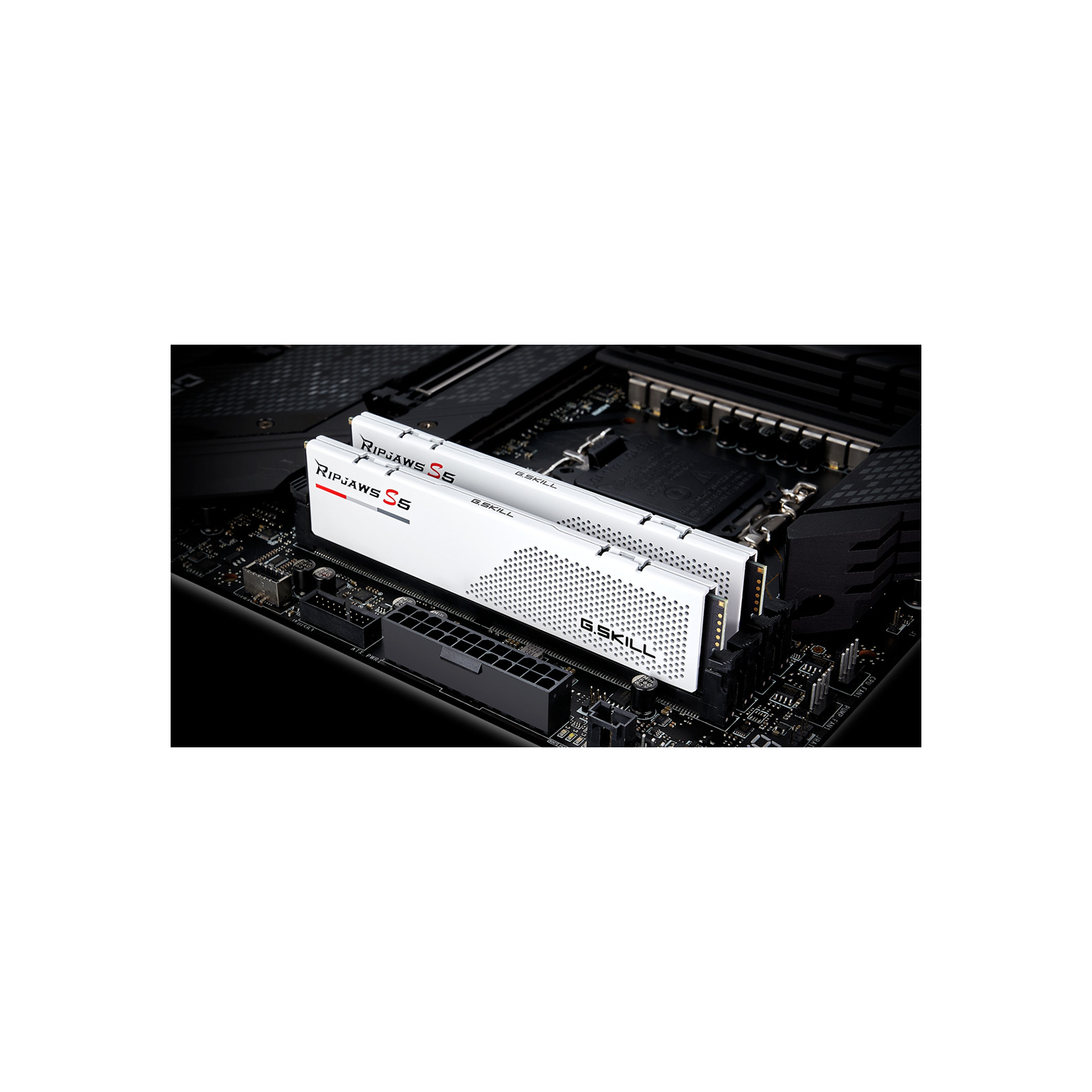 Модуль пам'яті для комп'ютера DDR5 32GB (2x16GB) 5200 MHz Ripjaws S5 White G.Skill (F5-5200J3636C16GX2-RS5W) зображення 4