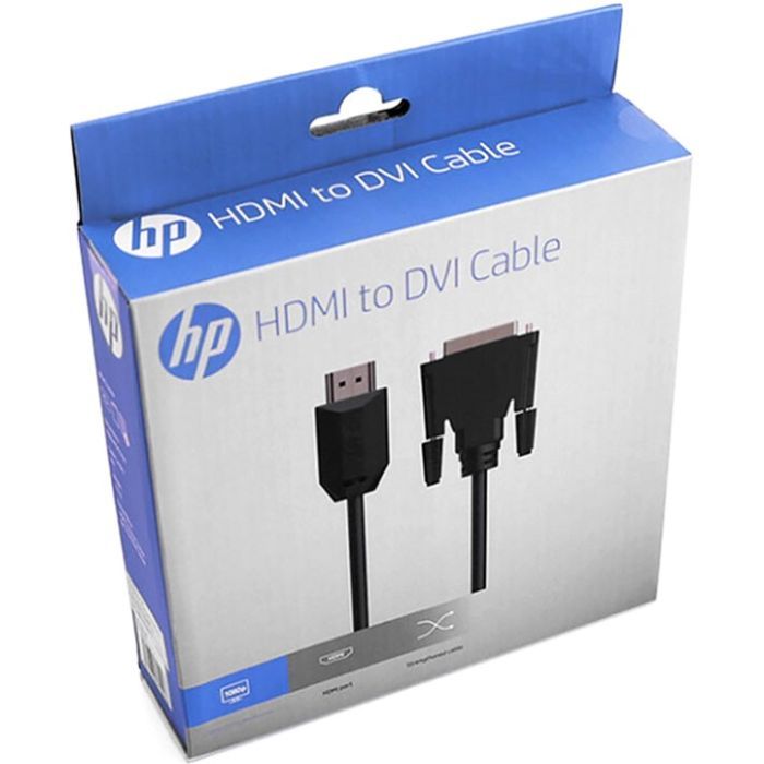 Кабель мультимедийный HDMI to DVI 3.0m 24M 4K60HZ HP (DHC-HD05-03M) изображение 3