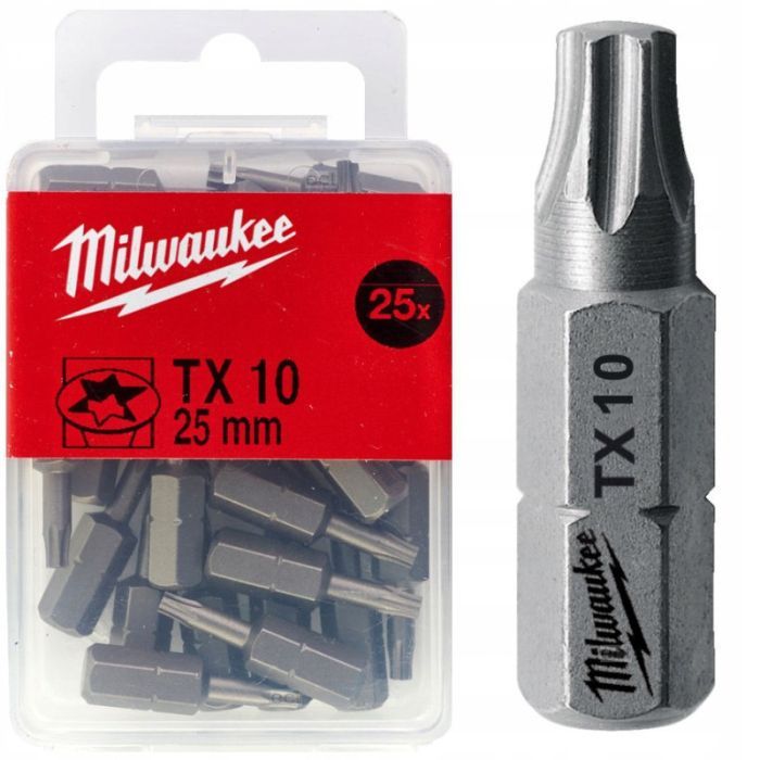 Набор бит Milwaukee SHOCKWAVE, TX10, 25мм, 25шт (4932399594) изображение 2