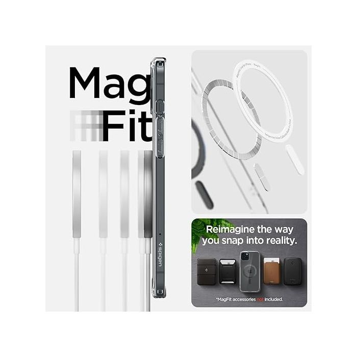 Чехол для мобильного телефона Spigen Apple iPhone 15 Ultra Hybrid MagFit Carbon Fiber (ACS06805) изображение 8