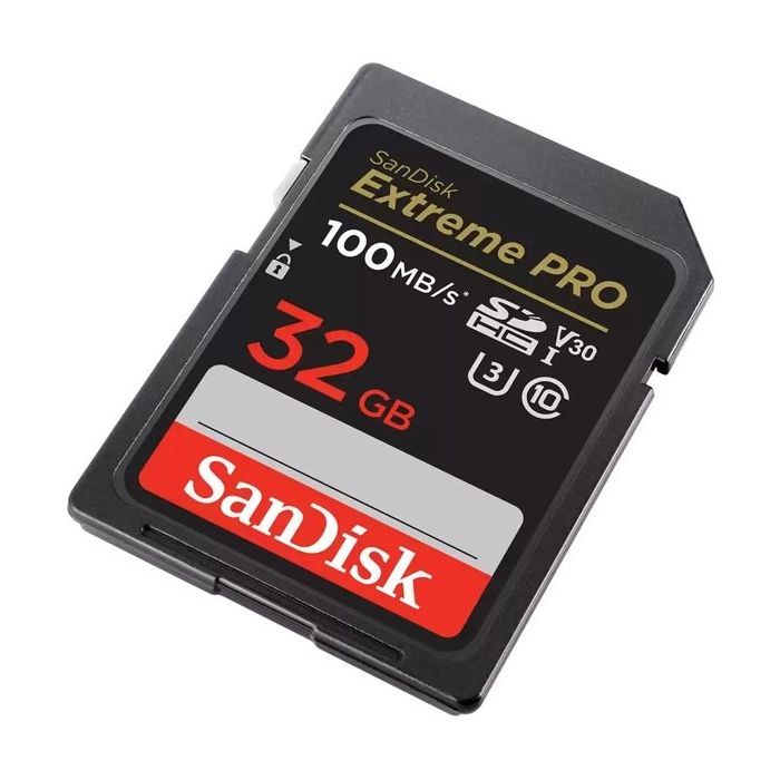 Карта памяти SanDisk 32GB SD class 10 UHS-I U3 V30 Extreme PRO (SDSDXXO-032G-GN4IN) изображение 2