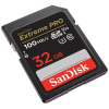 Карта пам'яті SanDisk 32GB SD class 10 UHS-I U3 V30 Extreme PRO (SDSDXXO-032G-GN4IN) зображення 3