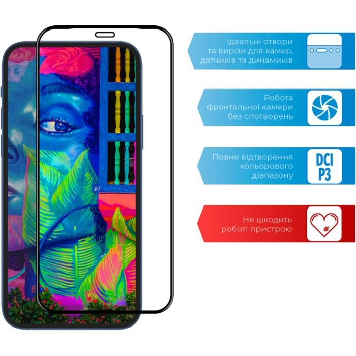 Стекло защитное ACCLAB Full Glue Xiaomi Redmi Note 10 Pro (1283126511240) изображение 4