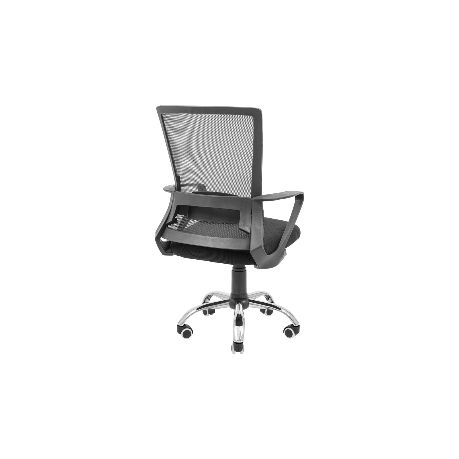 Офисное кресло Richman Робин Хром Пиастра Сетка черная + серая (ADD0003071) изображение 4