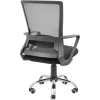 Офісне крісло Richman Робін Хром Піастра Сітка чорна + сіра (ADD0003071) зображення 4