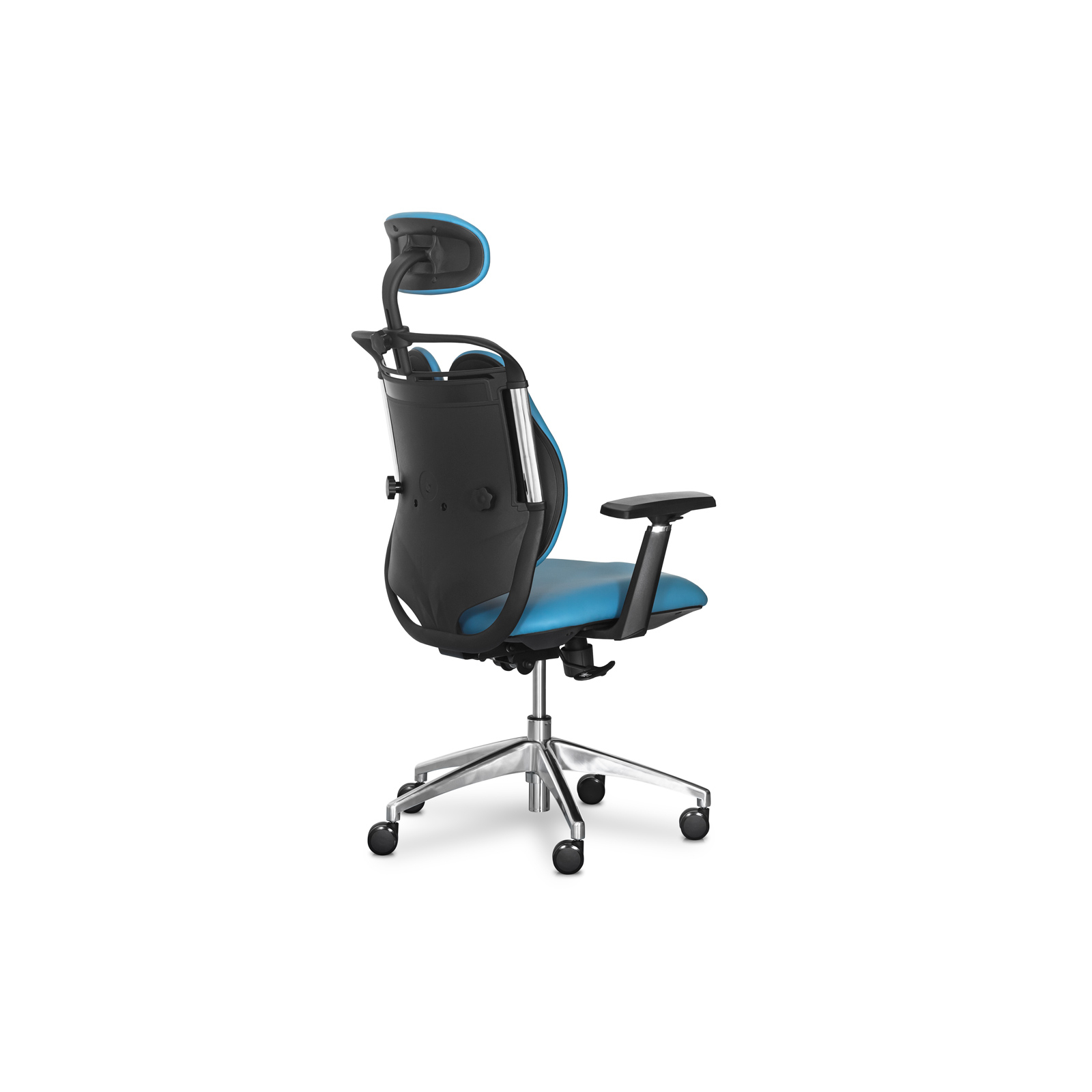 Офісне крісло Mealux Testa Duo Blue (Y-552 KBL Duo) зображення 6