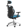 Офісне крісло Mealux Testa Duo Blue (Y-552 KBL Duo) зображення 6