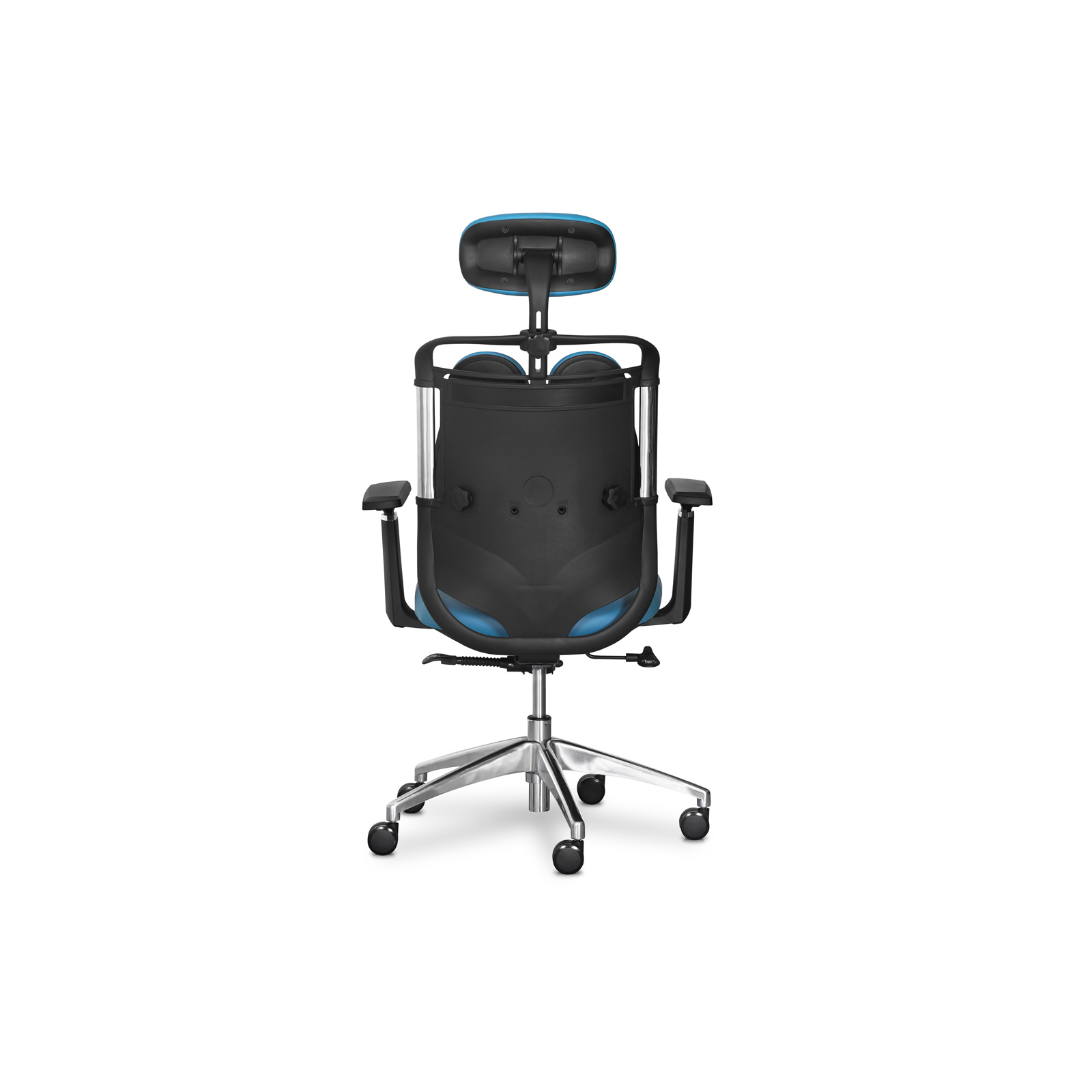 Офісне крісло Mealux Testa Duo Blue (Y-552 KBL Duo) зображення 7