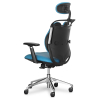 Офісне крісло Mealux Testa Duo Blue (Y-552 KBL Duo) зображення 8