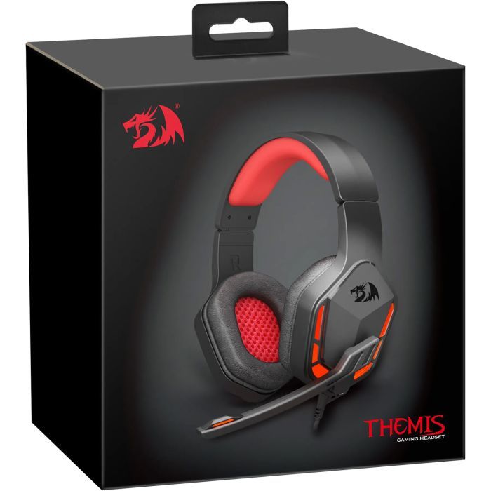 Наушники Redragon Themis H220 Black/Red (77662) изображение 10