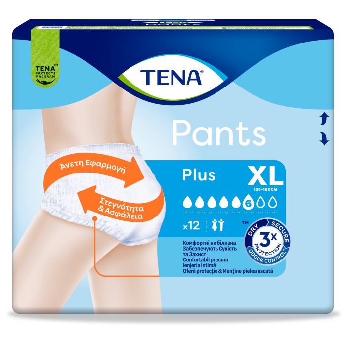 Підгузки для дорослих Tena Pants Plus XL 12 (7322541773643) зображення 2