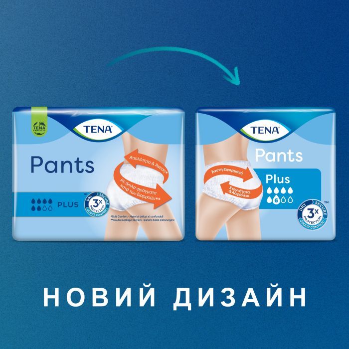 Підгузки для дорослих Tena Pants Plus XL 12 (7322541773643) зображення 3