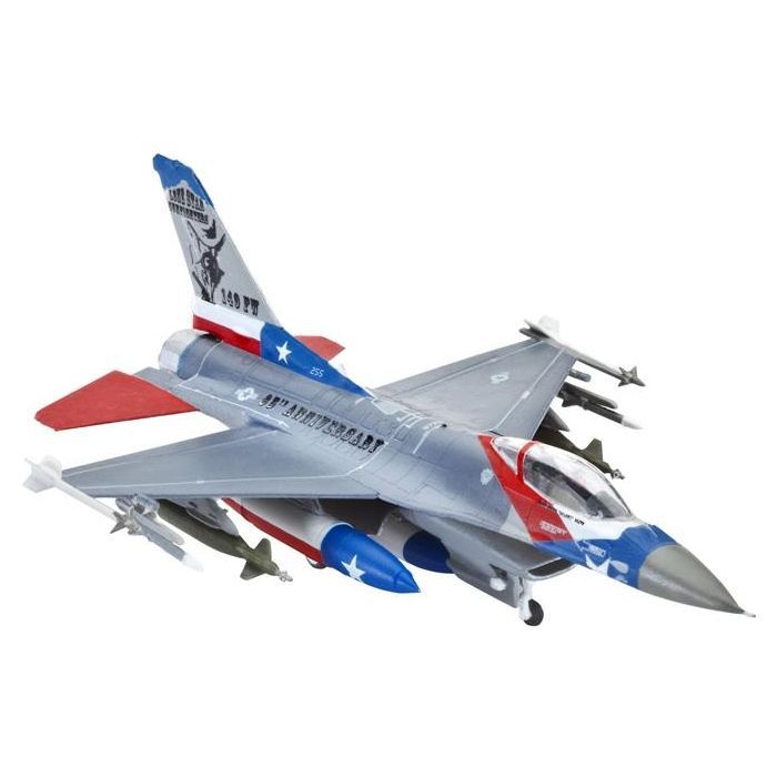 Сборная модель Revell Истребитель F-16C Fighting Falcon уровень 4 масштаб 1:144 (RVL-03992) изображение 3