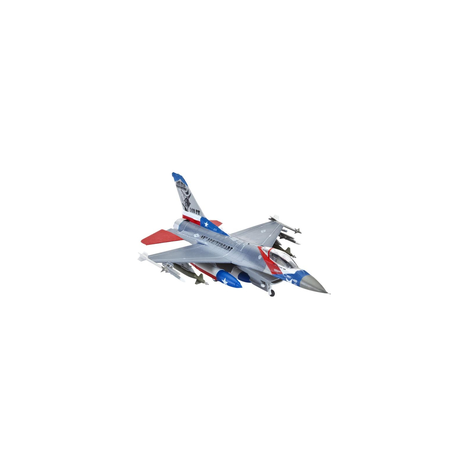 Сборная модель Revell Истребитель F-16C Fighting Falcon уровень 4 масштаб 1:144 (RVL-03992) изображение 3