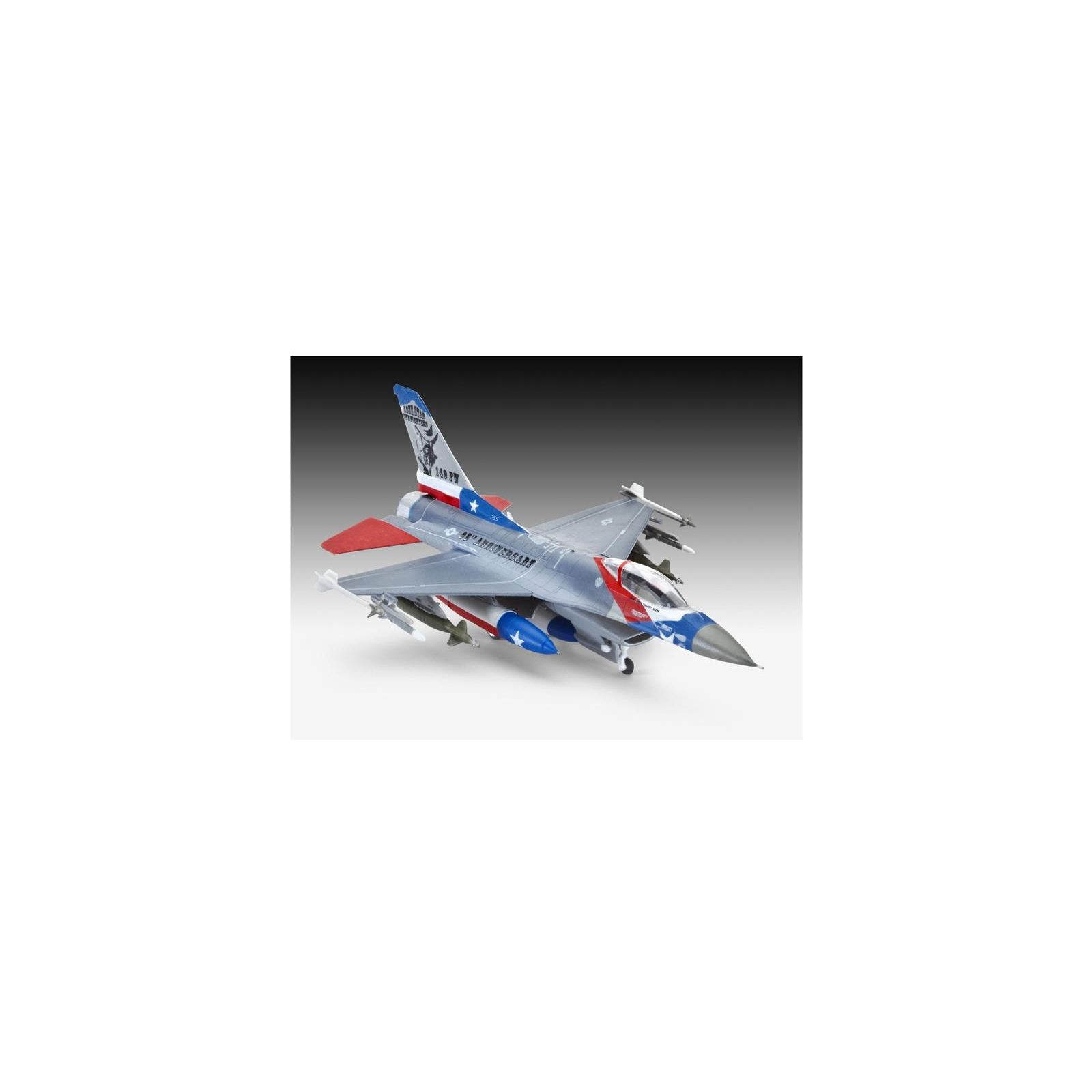 Сборная модель Revell Истребитель F-16C Fighting Falcon уровень 4 масштаб 1:144 (RVL-03992) изображение 4