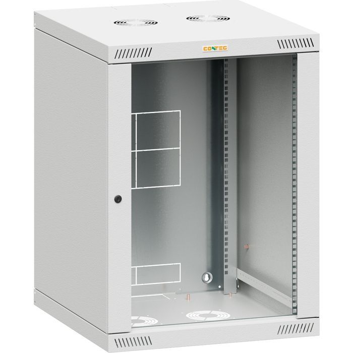 Шкаф настенный Conteg 9U 19" глубина 450мм, RAL7035 (RQN-09-60/45)