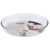 Форма для выпечки Bravo Chef склянна овальна 35 х 24 х 6 см (BC-347B/FR) изображение 2