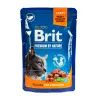 Влажный корм для кошек Brit Premium с лососем для стерилизованных 100 г (8595602548460) изображение 4