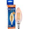 Лампочка Delux BL37B 4 Вт 2700K amber 220В E14 filament (90011682) зображення 3