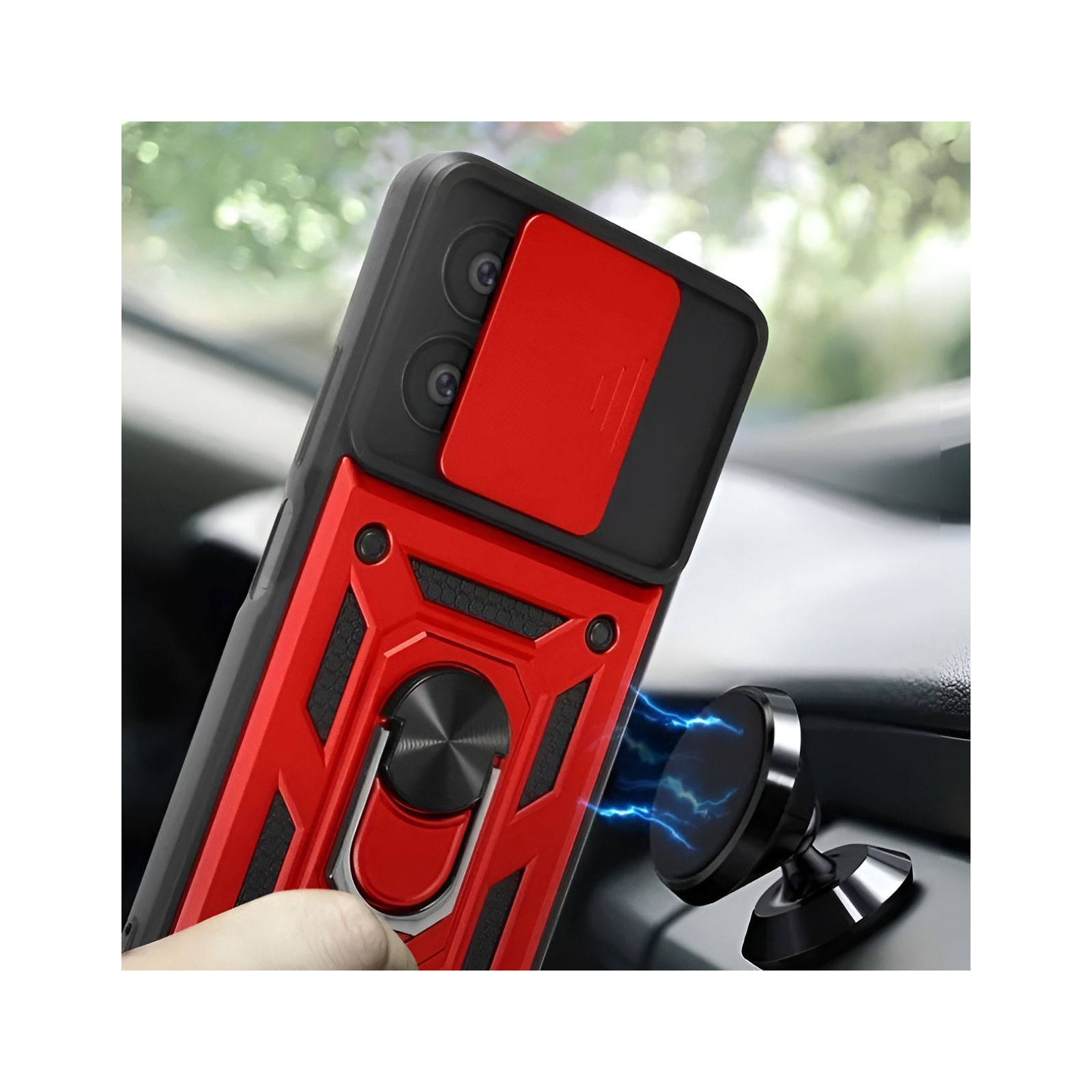 Чехол для мобильного телефона BeCover Military Xiaomi Redmi 13C / Poco C65 Red (710564) изображение 5