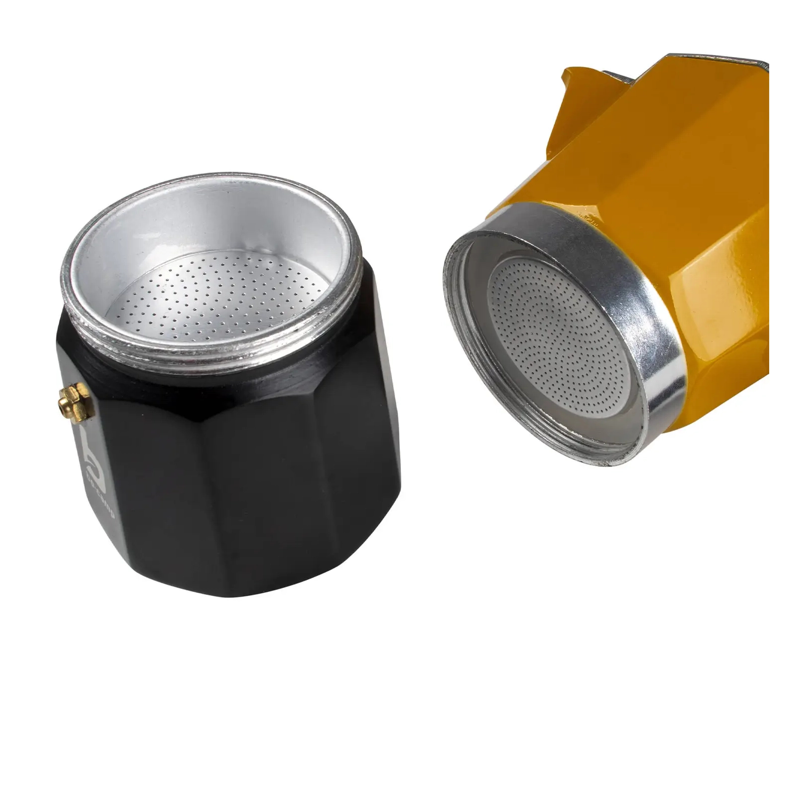 Гейзерная кофеварка Bo-Camp Hudson 3-cups Yellow/Black (2200518) изображение 2