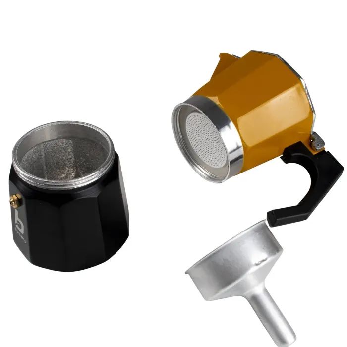 Гейзерная кофеварка Bo-Camp Hudson 6-cups Yellow/Black (2200522) изображение 4