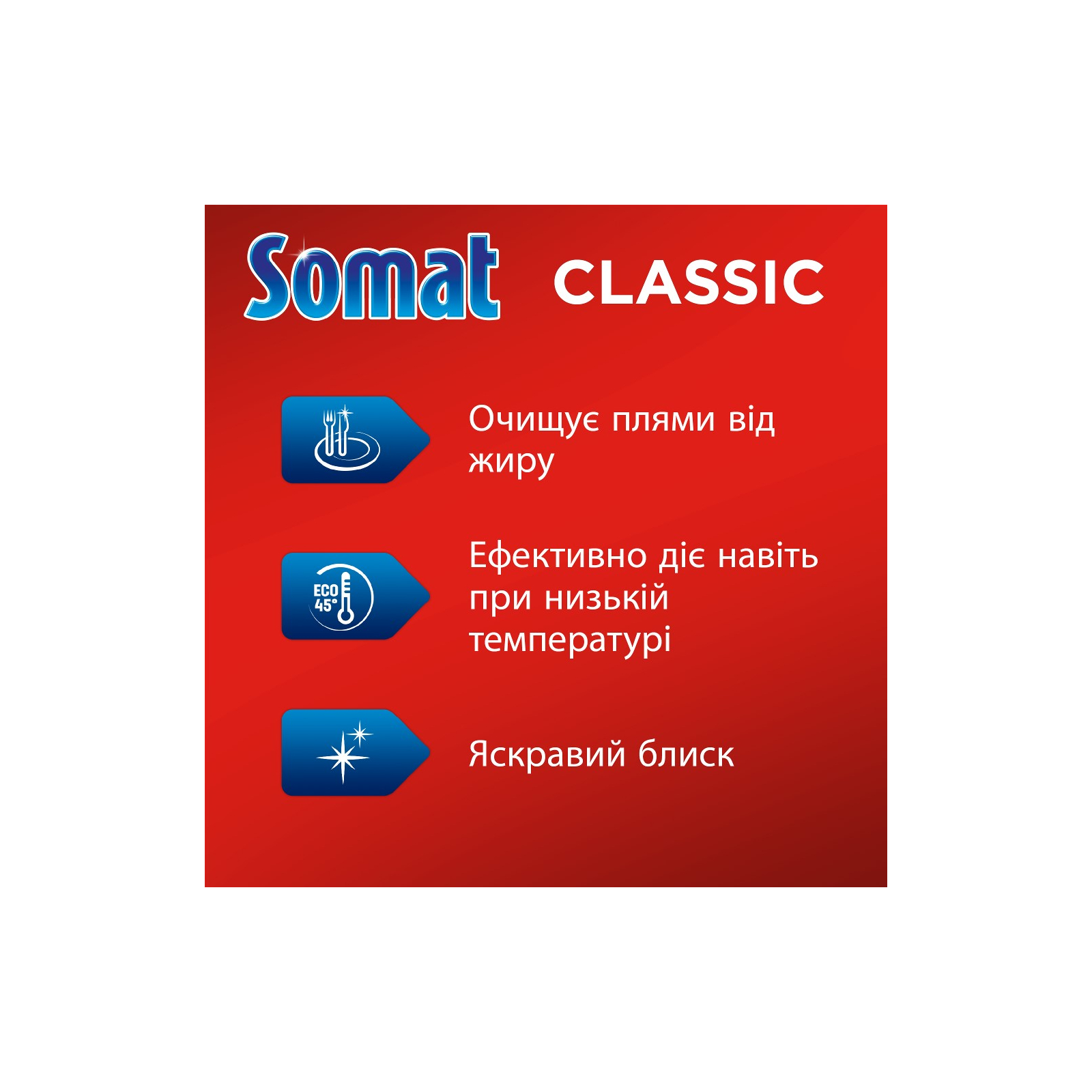 Таблетки для посудомоечных машин Somat Classic 100 шт. (9000101577310) изображение 3