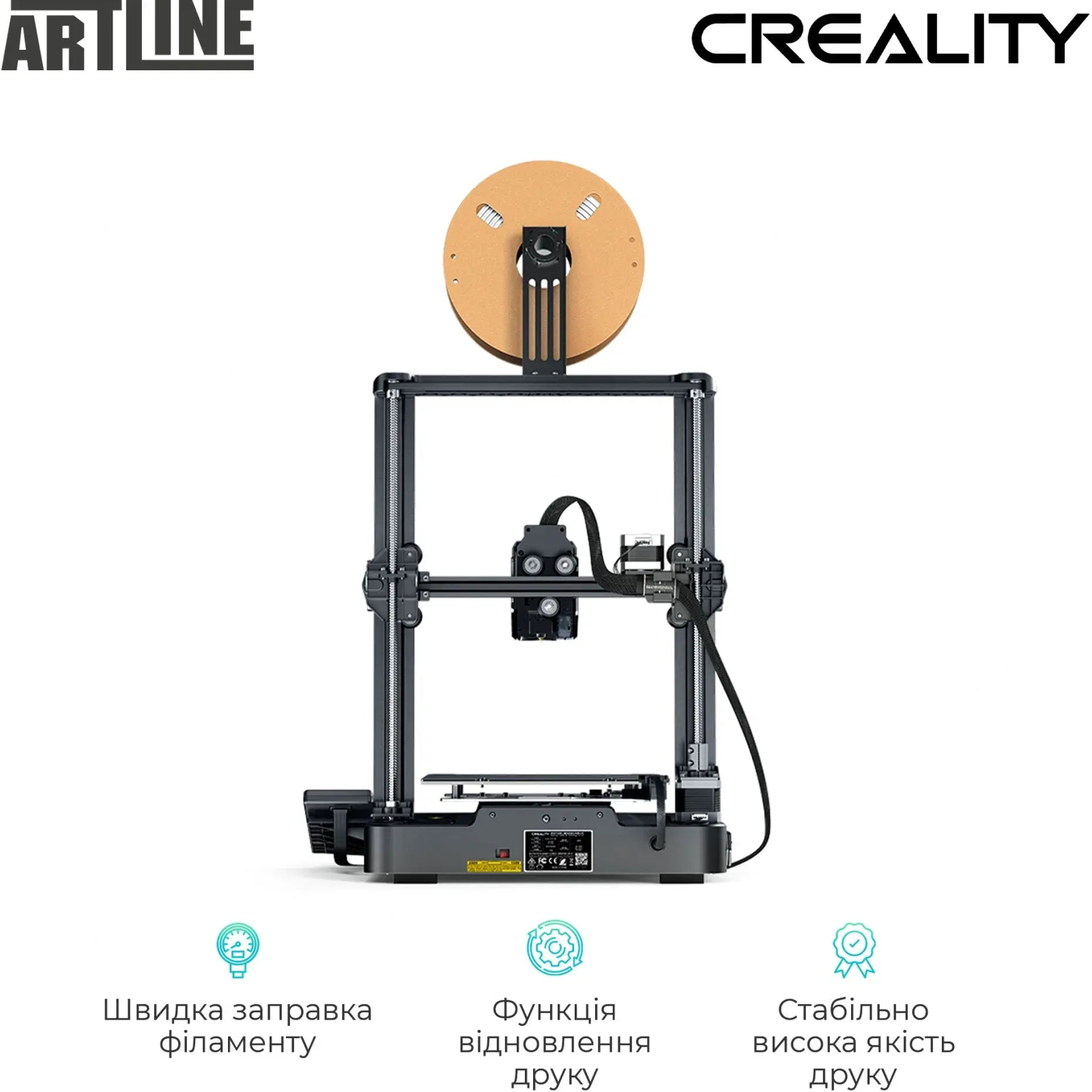 3D-принтер Creality Ender-3 V3 SE зображення 4