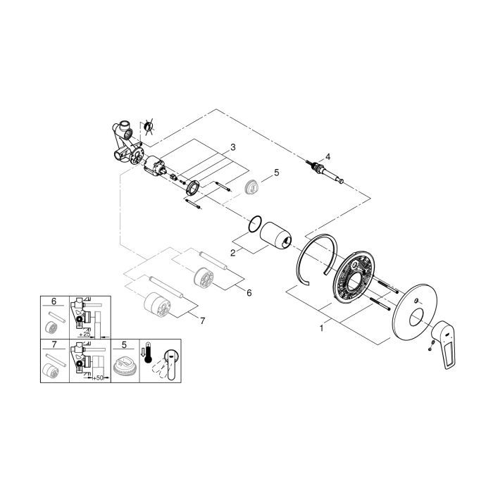 Змішувач Grohe BauLoop (29081001) зображення 3