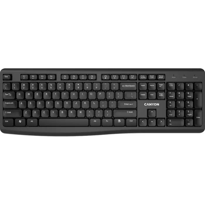 Клавиатура Canyon HKB-W50 Wireless Black (CNS-HKBW05-RU)
