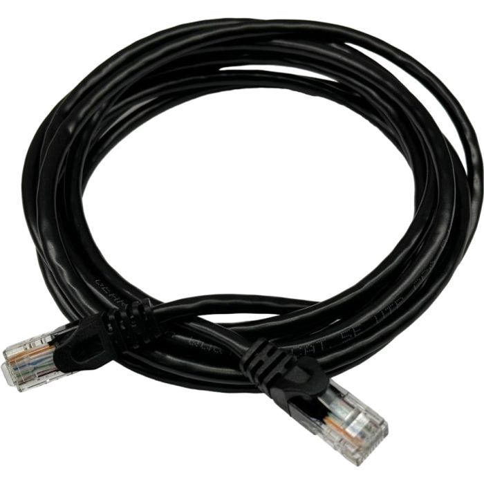 Патч-корд 0.25м UTP cat.5e, CU, 24AWG, black GEAR (GPC-UTPCURJ45-0.25B) изображение 2