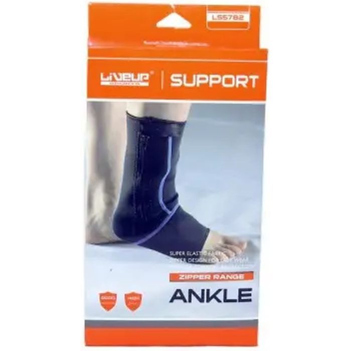 Фиксатор голеностопа LiveUp Ankle Support LS5782-SM чорний S/M (2016052600073) изображение 3