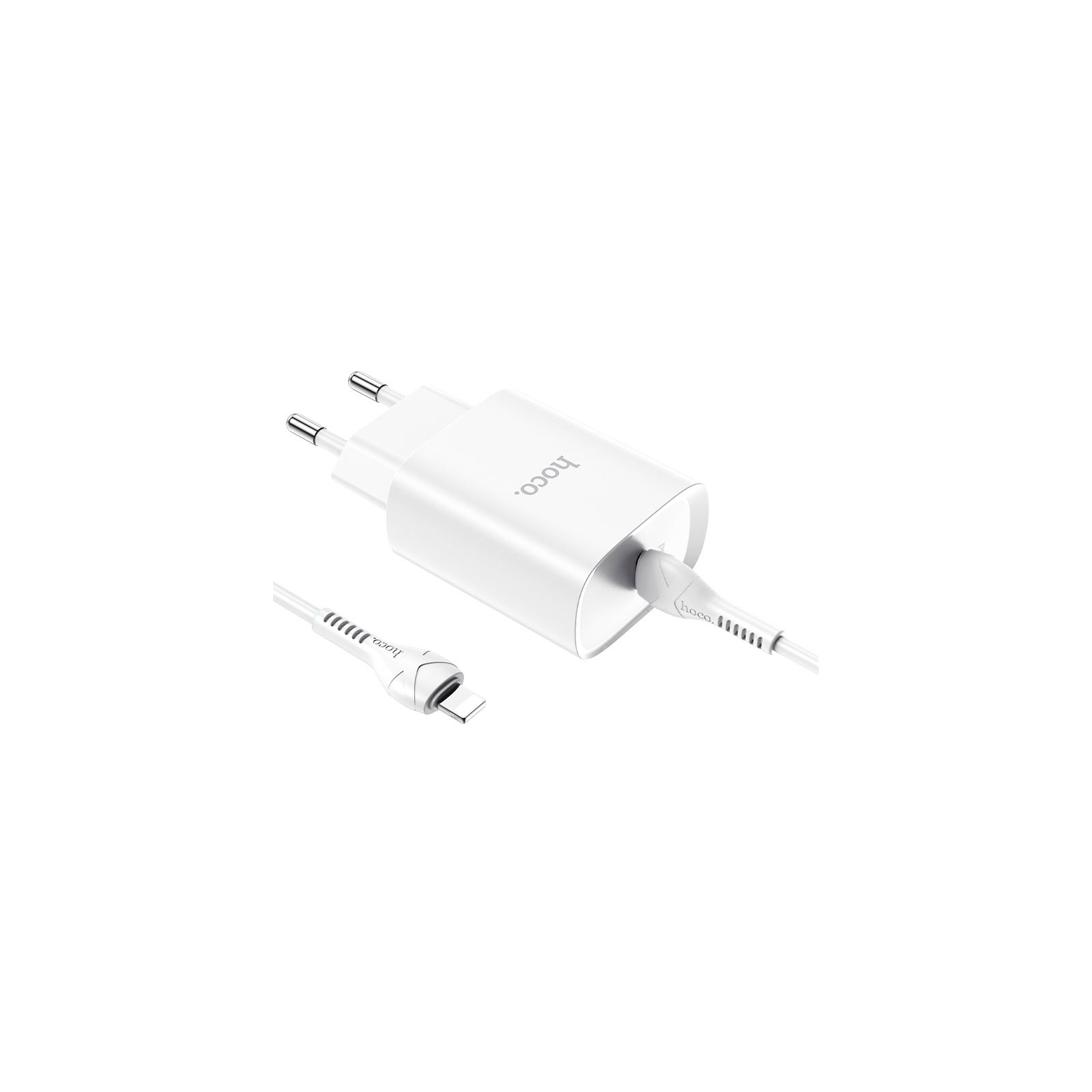 Зарядний пристрій HOCO N14 Smart Charging White (6931474745033) зображення 3