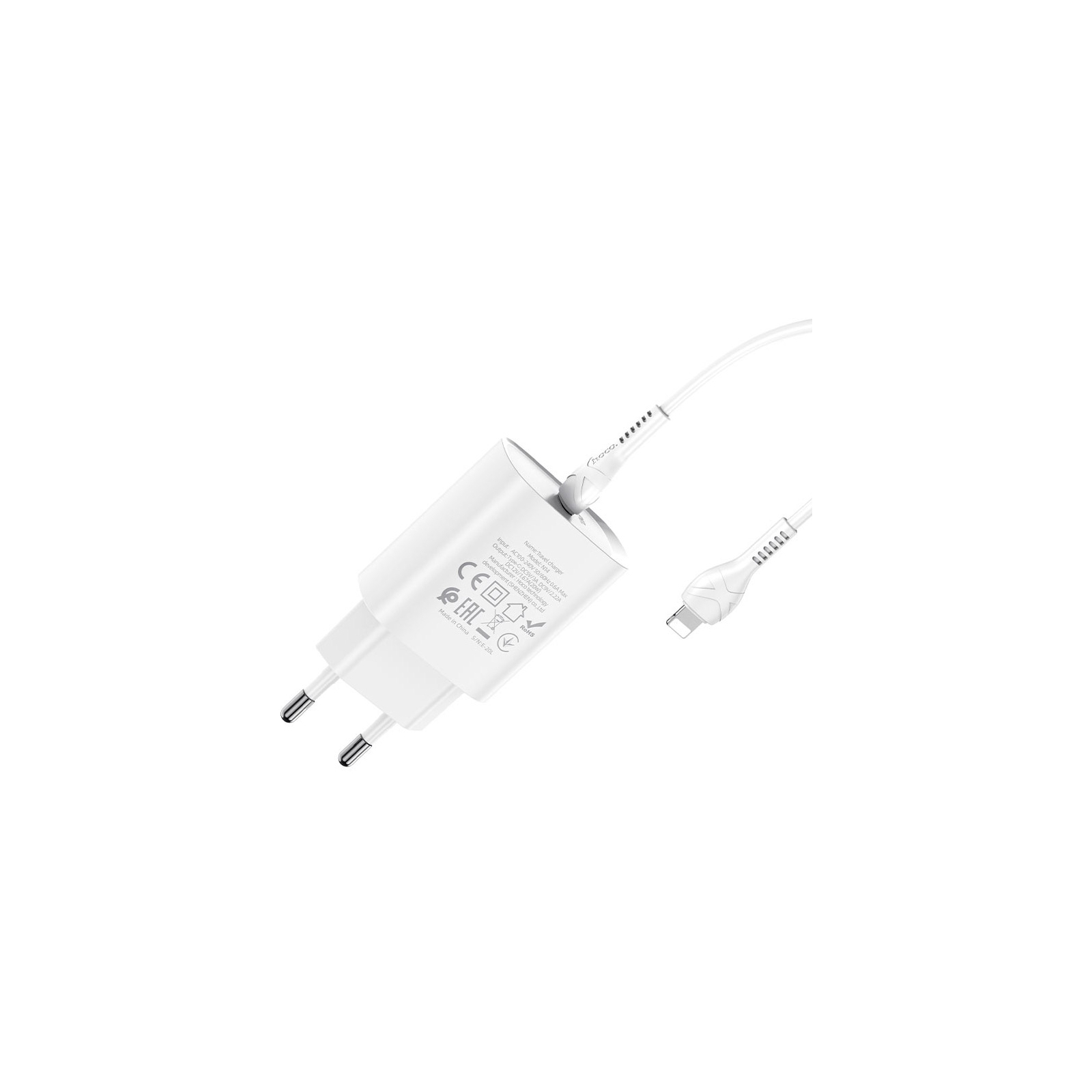 Зарядное устройство HOCO N14 Smart Charging White (6931474745033) изображение 5