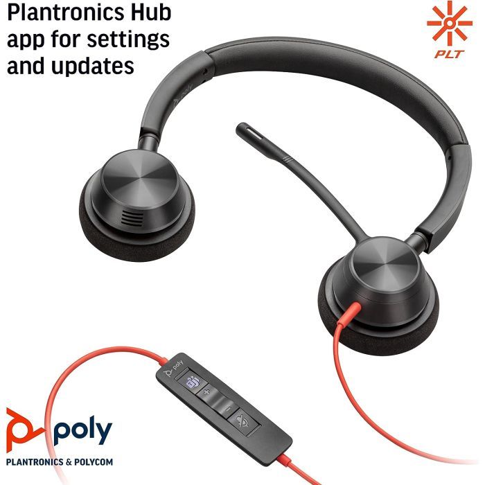 Навушники Poly Blackwire 3320-M USB-A/C (8X220AA) зображення 4