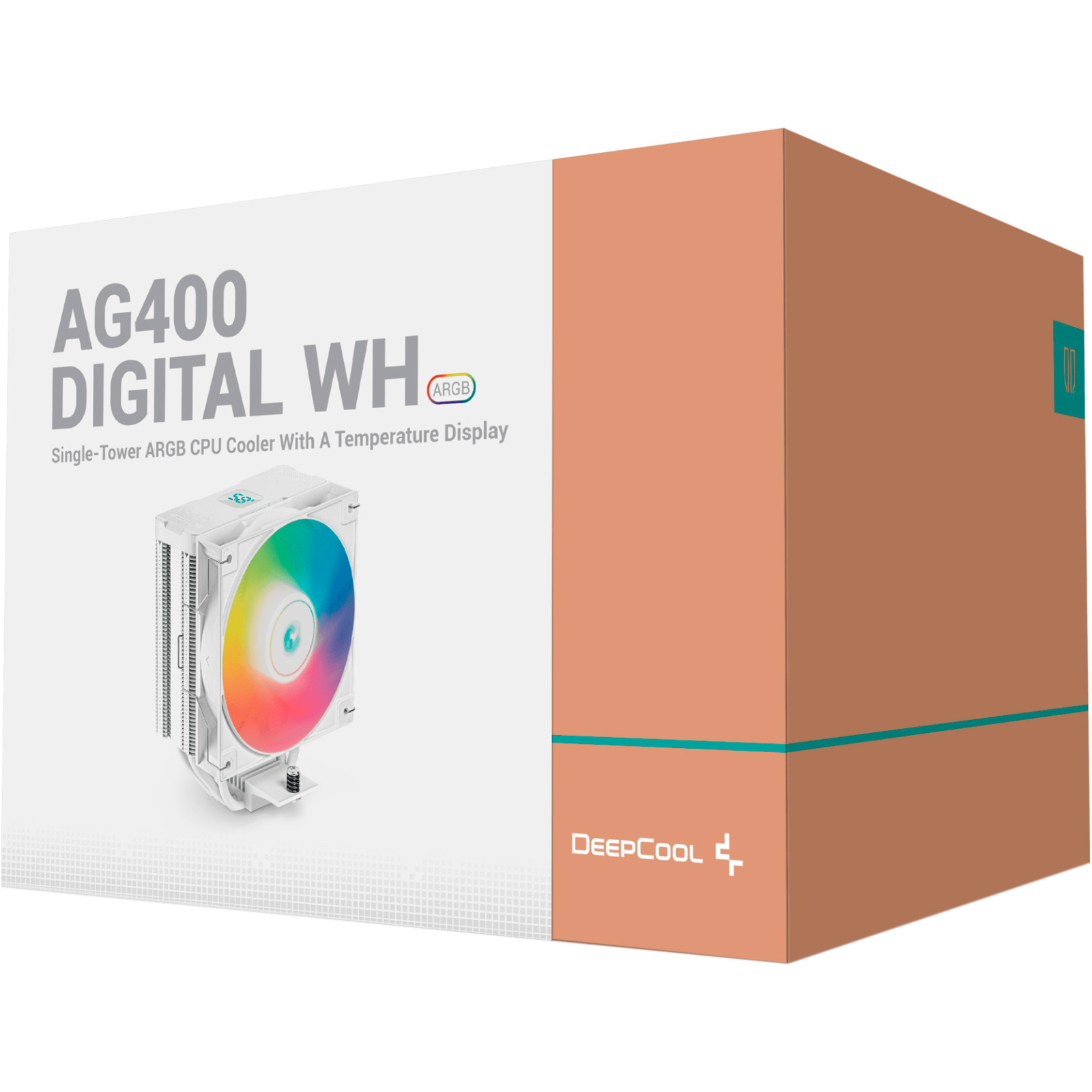 Кулер для процессора Deepcool AG400 DIGITAL WH ARGB изображение 10