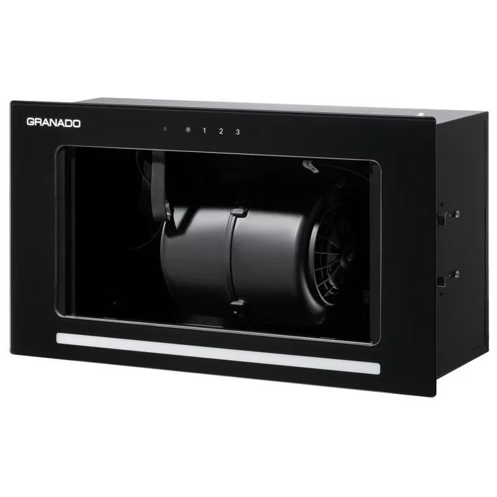 Витяжка кухонна GRANADO Palamos 4613-700 Black glass (GCH461370011) зображення 2