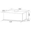 Витяжка кухонна GRANADO Palamos 4613-700 Black glass (GCH461370011) зображення 8