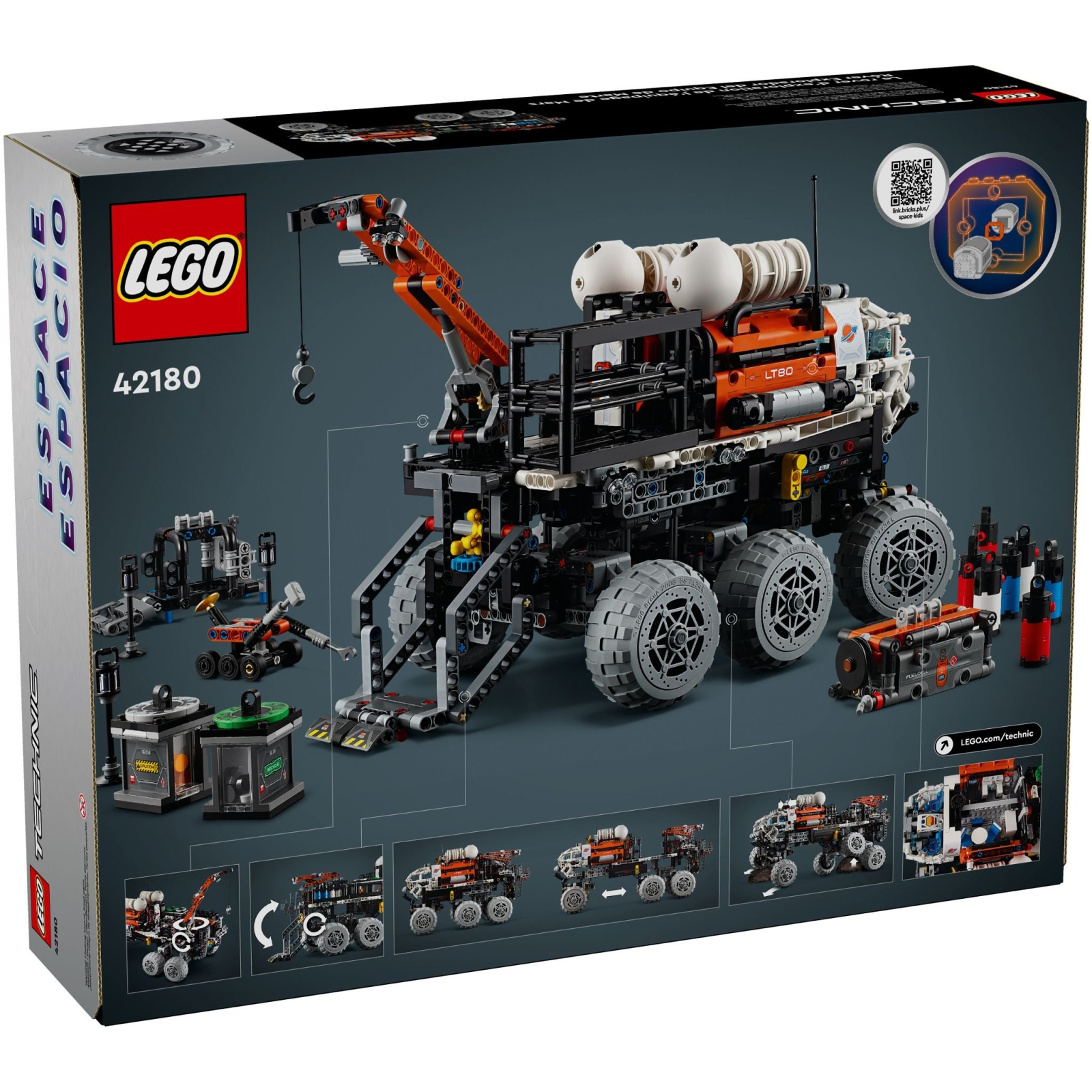 Конструктор LEGO Technic Марсоход команды исследователей 1599 деталей (42180) изображение 9