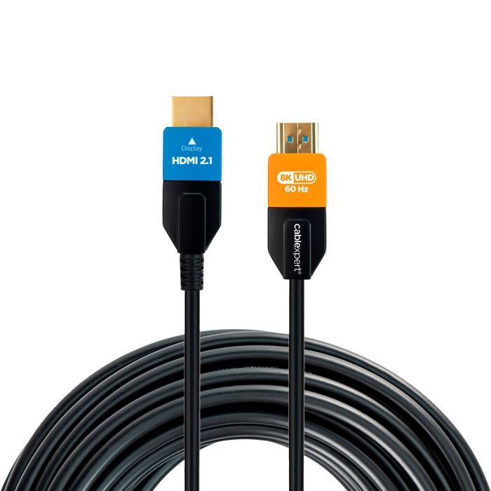 Кабель мультимедійний HDMI M to HDMI M 30.0m V2.1 8K60Hz/4K120Hz AOC Cablexpert (CC-HDMI8K-AOC-30M) зображення 2