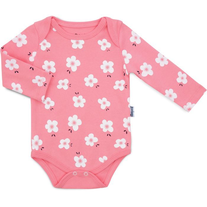 Набір дитячого одягу Miniworld з квіточками (16378-62G-pink) зображення 2