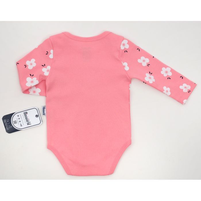 Набір дитячого одягу Miniworld з квіточками (16378-62G-pink) зображення 5