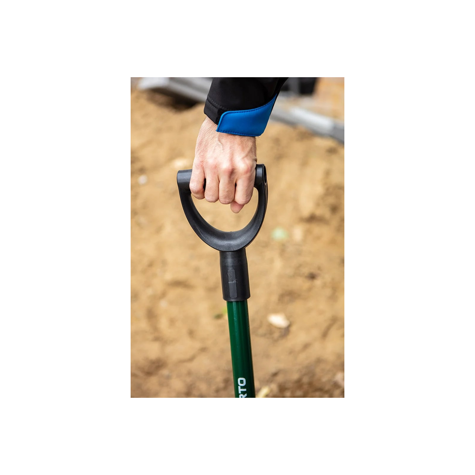 Лопата Verto совкова, руків'я металеве D-подібне, 125см, 2.3кг (15G012-1) зображення 5