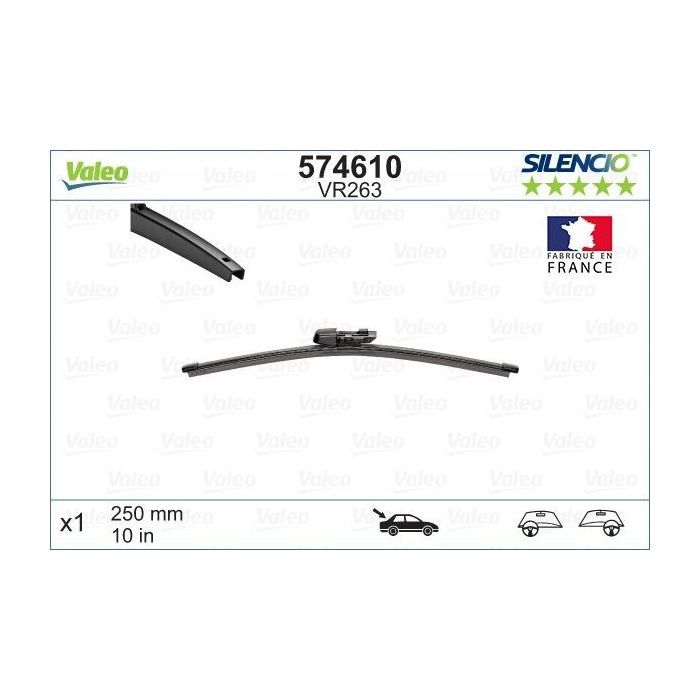 Щетка стеклоочистителя Valeo 574610 изображение 4